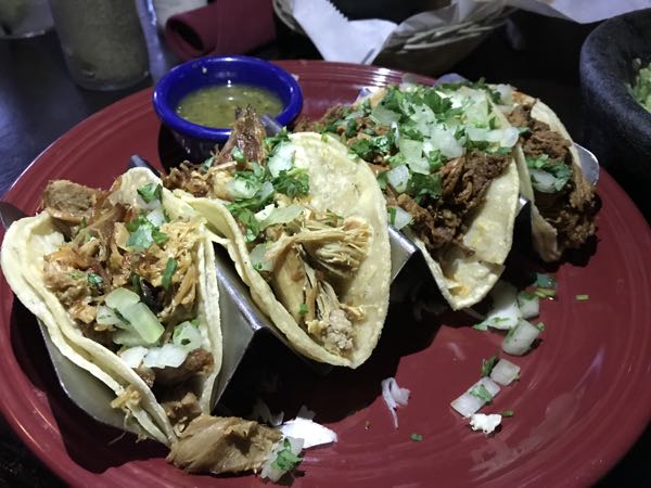 Tacos at Ciscos Mexican Restaraunt Conejo Valley CA