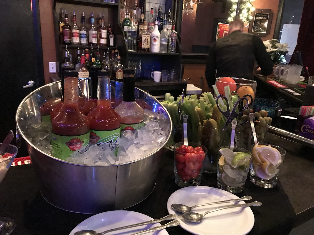 Bloody Mary Bar at The Boom