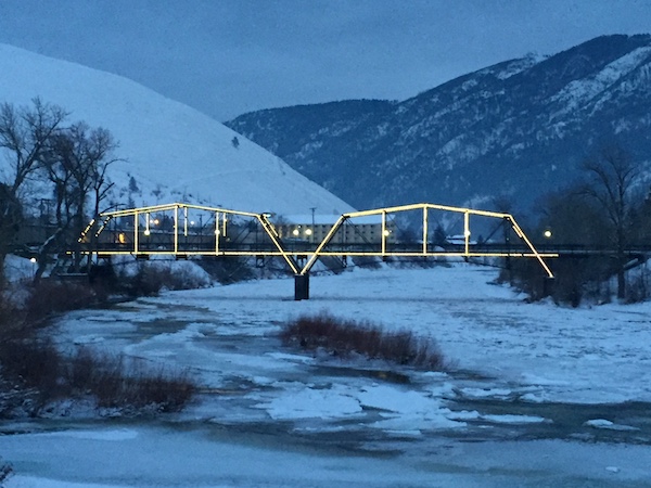 Lighted Bridge Missoula Food Travelist