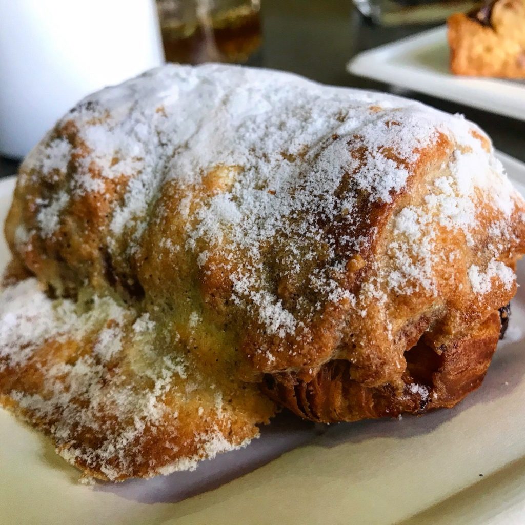 Chocolate almond croissant The Grateful Table in Roseville