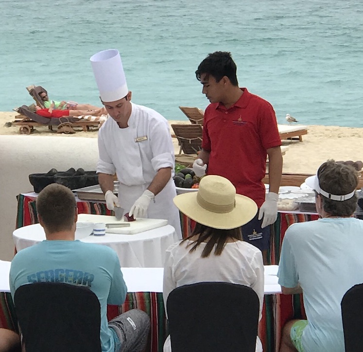 Cooking classes on the beach Marquis Los Cabos