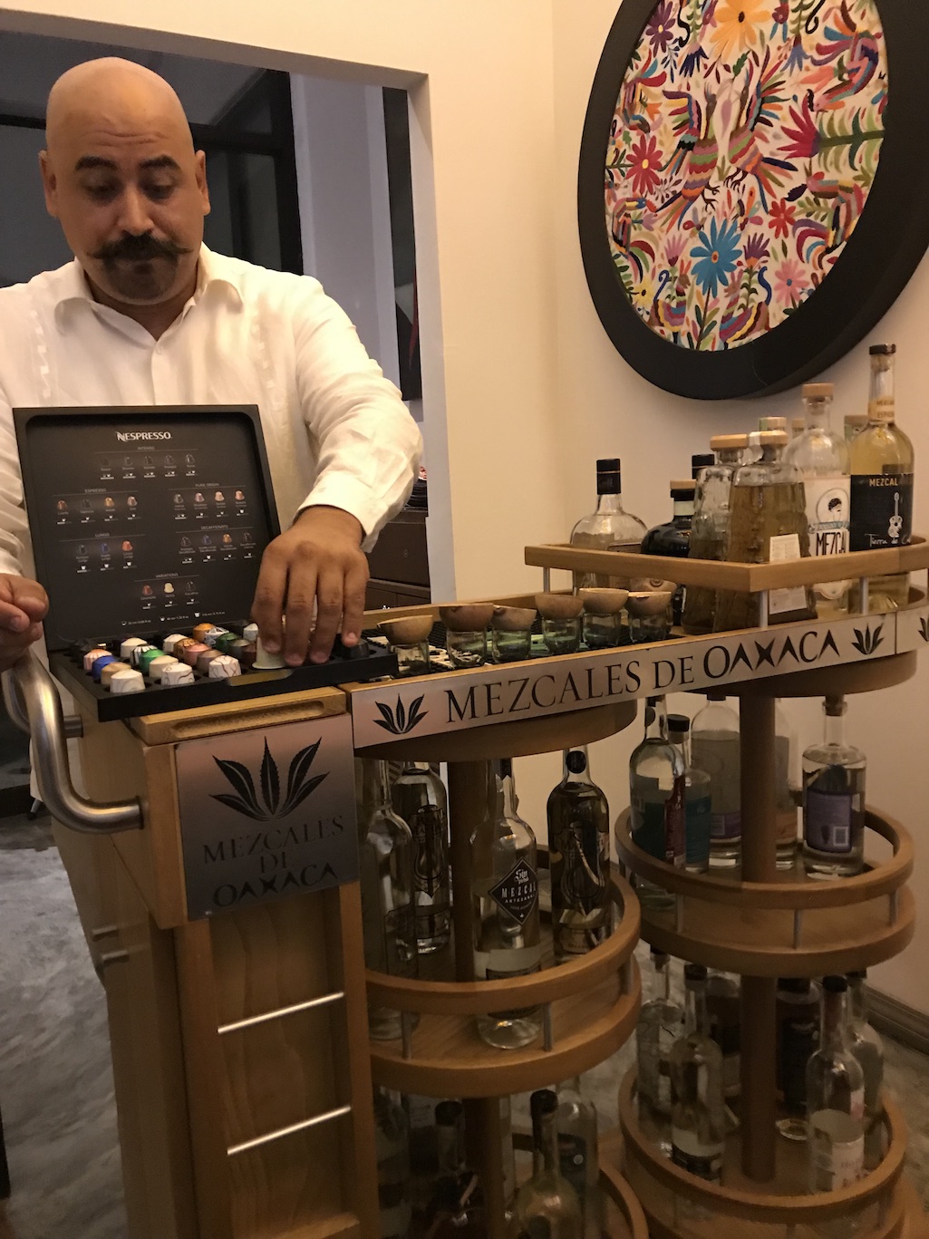 Mezcal Cart at Tenangos Los Cabos