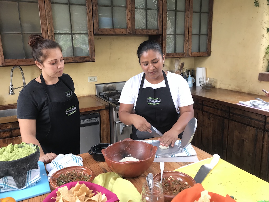 Tortilla Making at Floras Farms Los Cabos