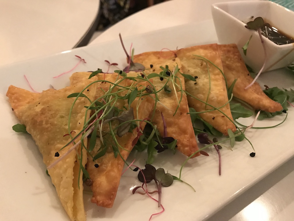 Edamame Wontons at Uptown Eatery restaurants in St. Croix