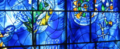 Chagall Windows at the Art Institute in Chicago
