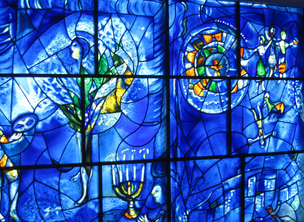 Chagall Windows at the Art Institute in Chicago