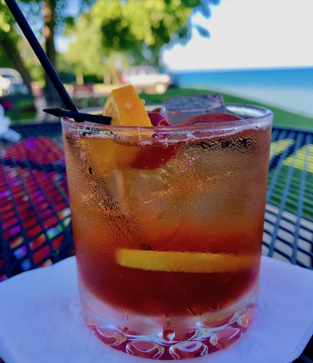 Old Fashioned at Knob Hob Food in Kenosha Wisconsin