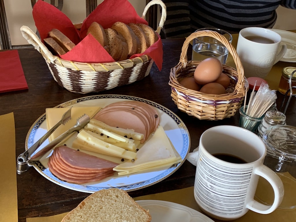 Breakfast at Hotel Papanikola Piana Greece