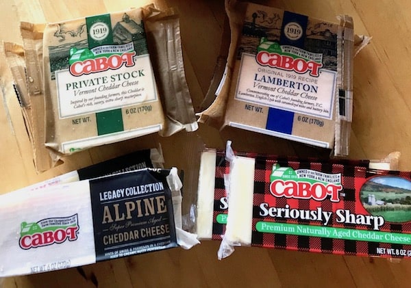 Cabot Cheese gift ideas for travelers