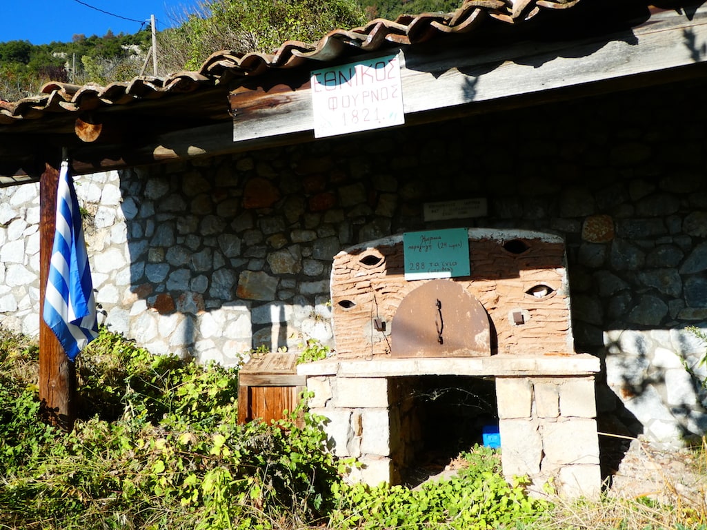 Town oven that was used during the war.