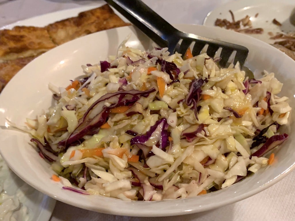 Winter Salad in Piana Greece