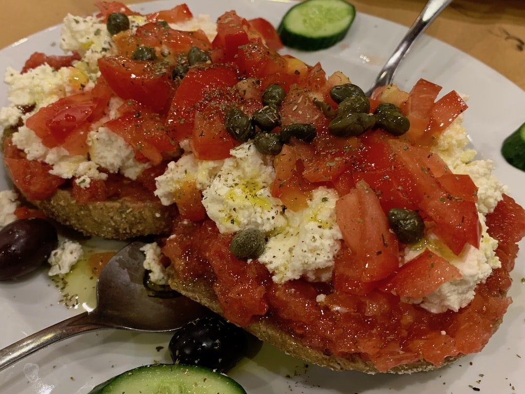 Tomato and Feta in Greece