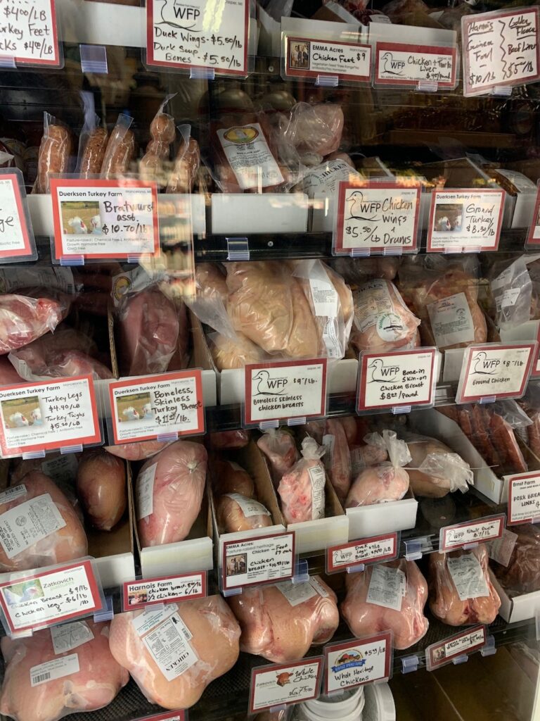 Local Meats at Argus Farm Stop