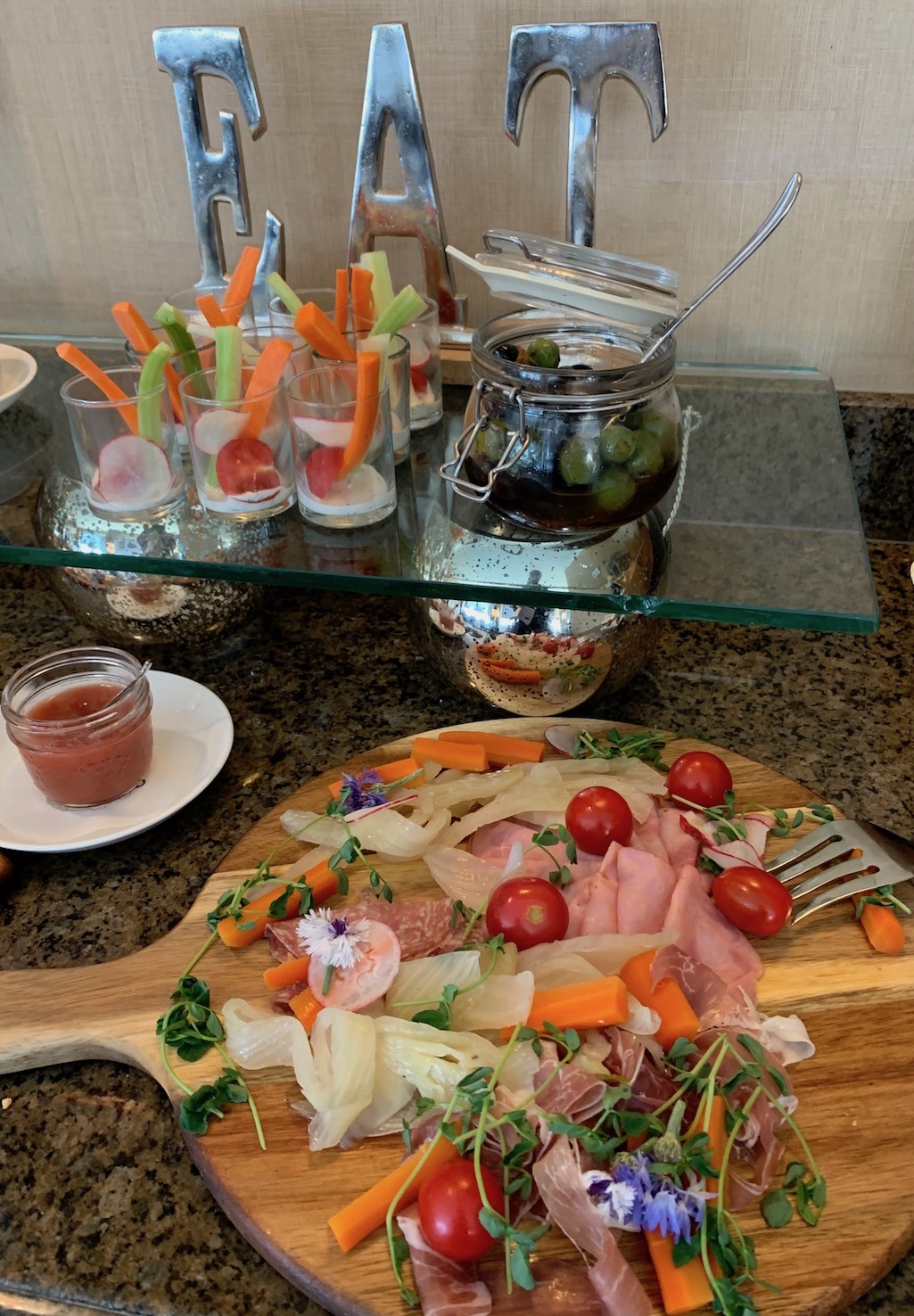 Afternoon Snacks at the Fairmont Winnipeg Gold Lounge