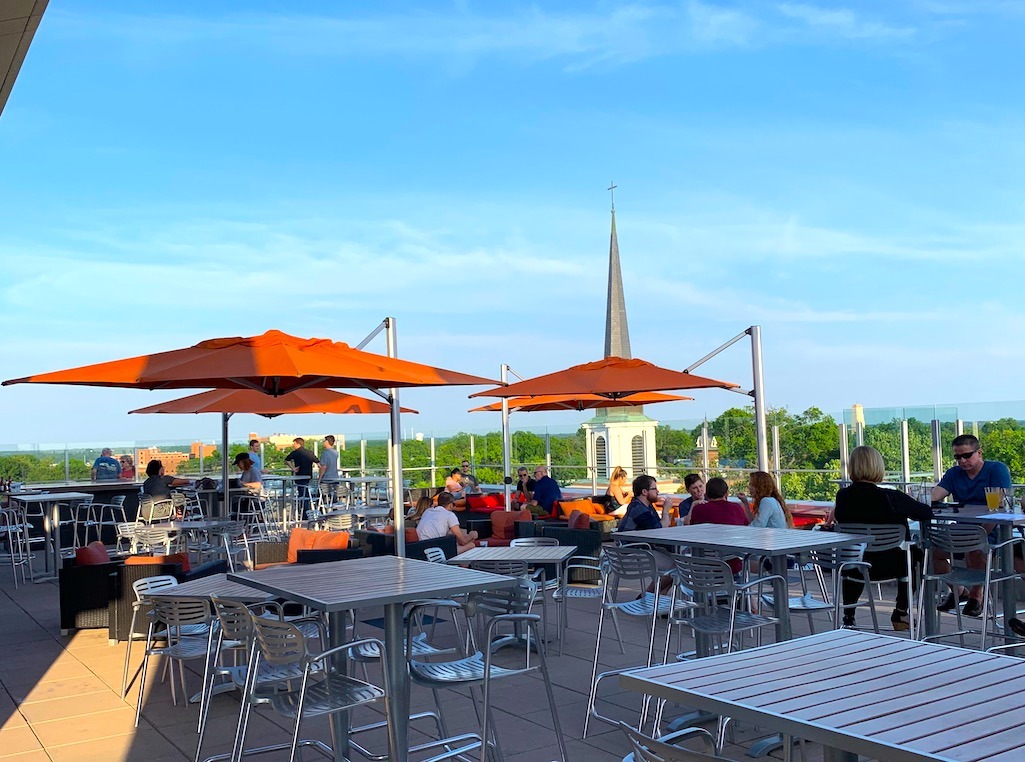 The Roof at The Broadway Hotel in Columbia Missouri