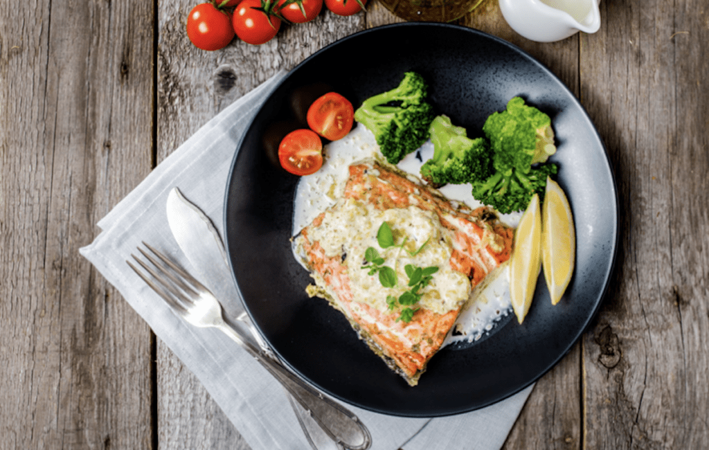 Sitka Alaskan Salmon With Lemon Garlic Cream Salmon With Lemon Garlic Cream Sauce For A Great Meal