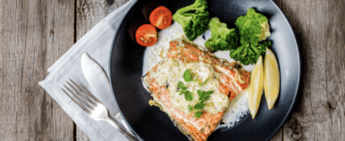Salmon With Lemon Garlic Cream Sauce For A Great Meal