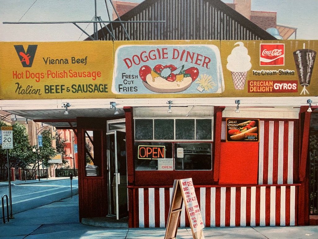 Vienna Hot Dog Stand in Chicago