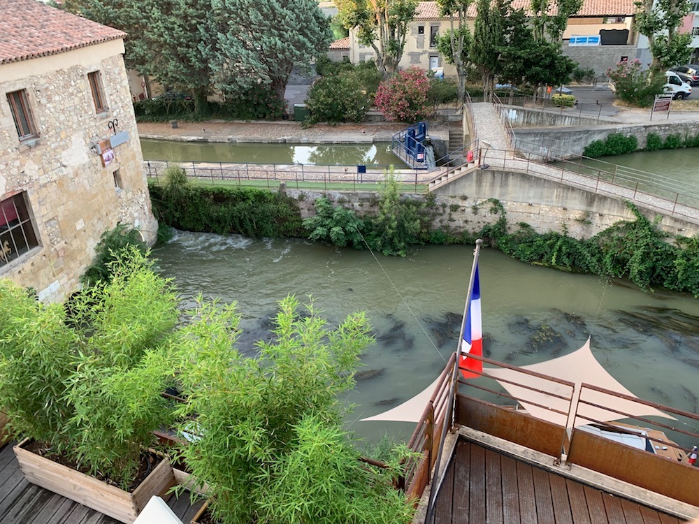 View from the Ile Du Gua Suites Narbonne, France