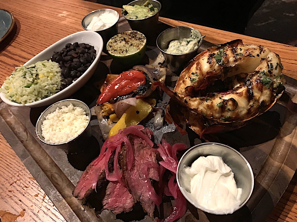 Fajitas at Mexican Sugar Plano tx