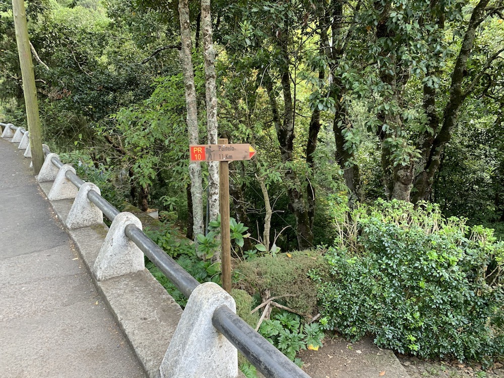 Path to the Levadas in Madeira Portugal