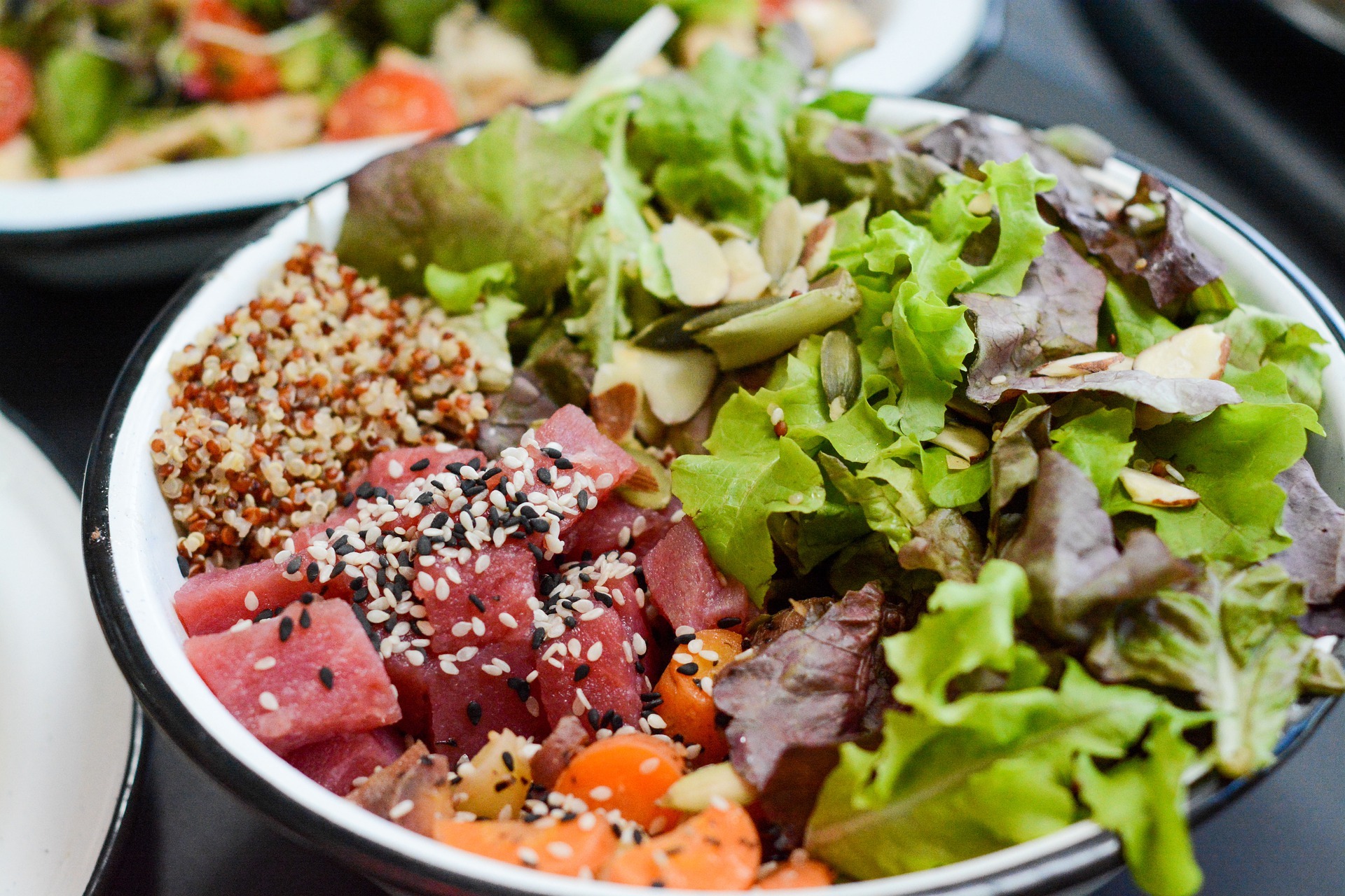 Chicken Shawarma Quinoa Tabbouleh Salad Bowls - Closet Cooking