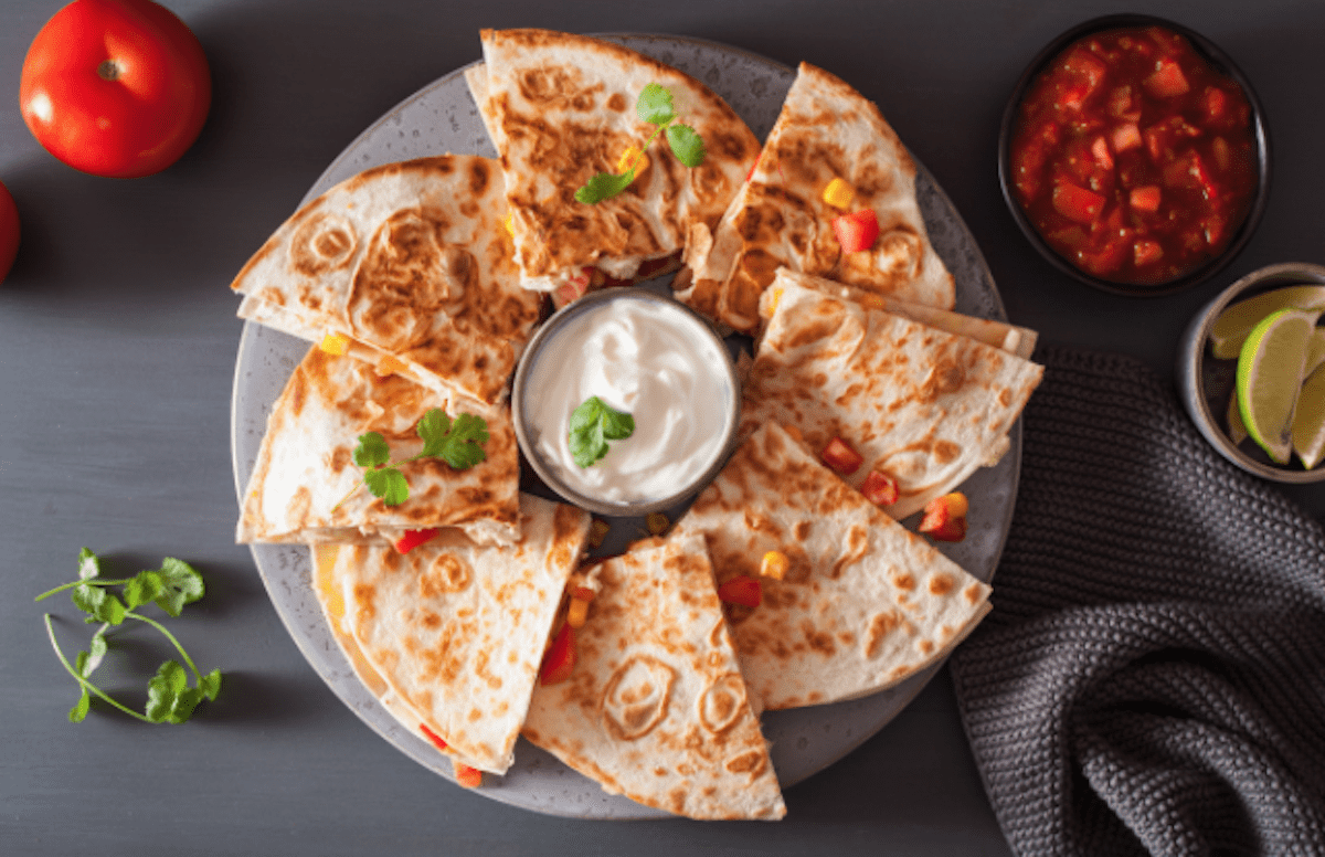 Quesadilla With Dip