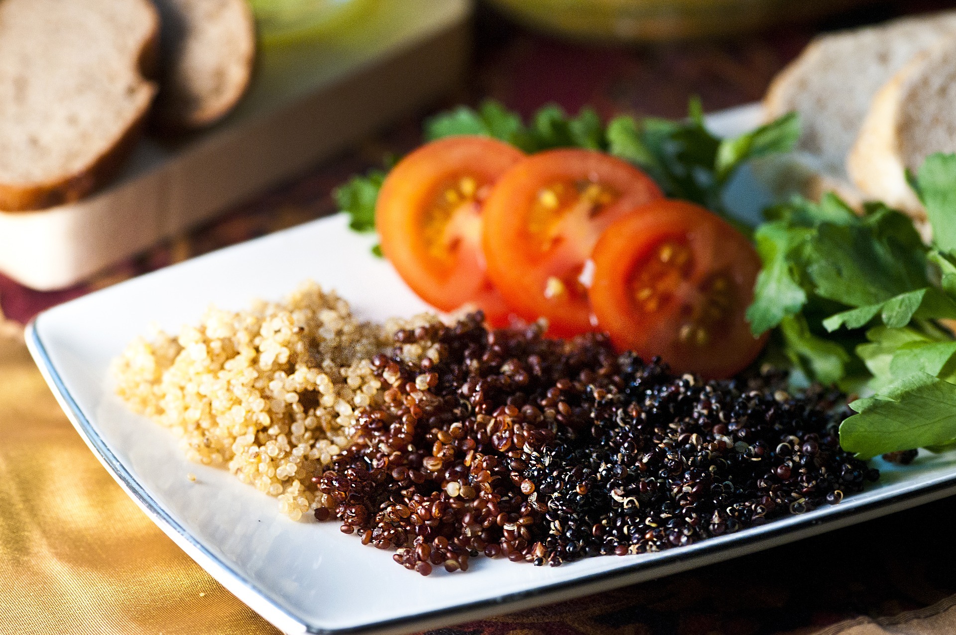 White Red And Black Quinoa