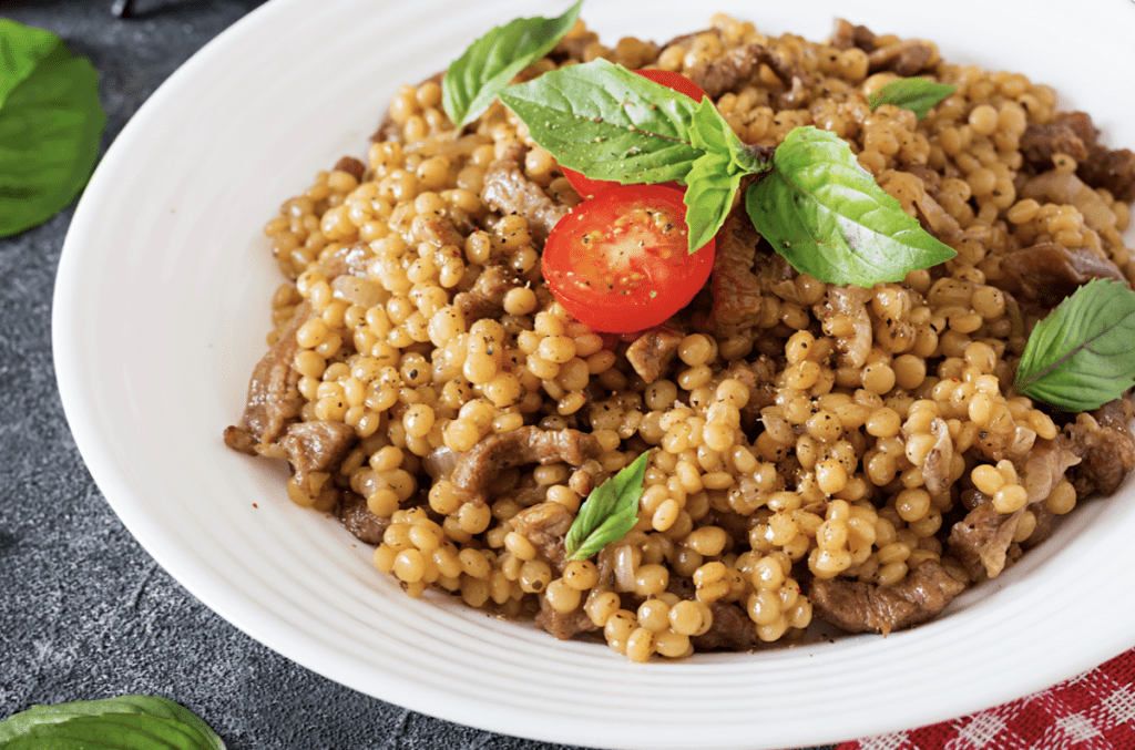 Add Meat Chicken Nuts And Spices