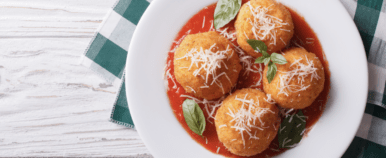 Baked Italian Rice Balls