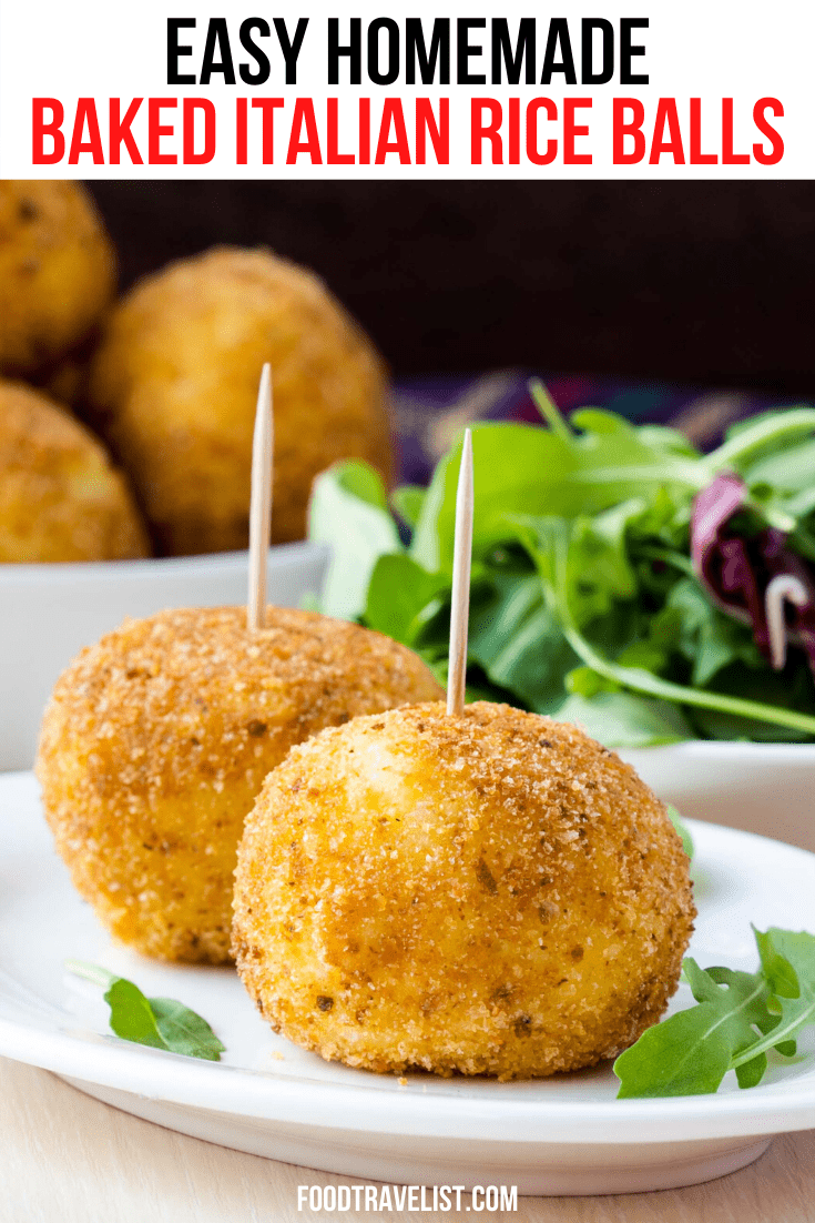 Baked Italian Rice Balls Easy Baked Arancini From Your Oven