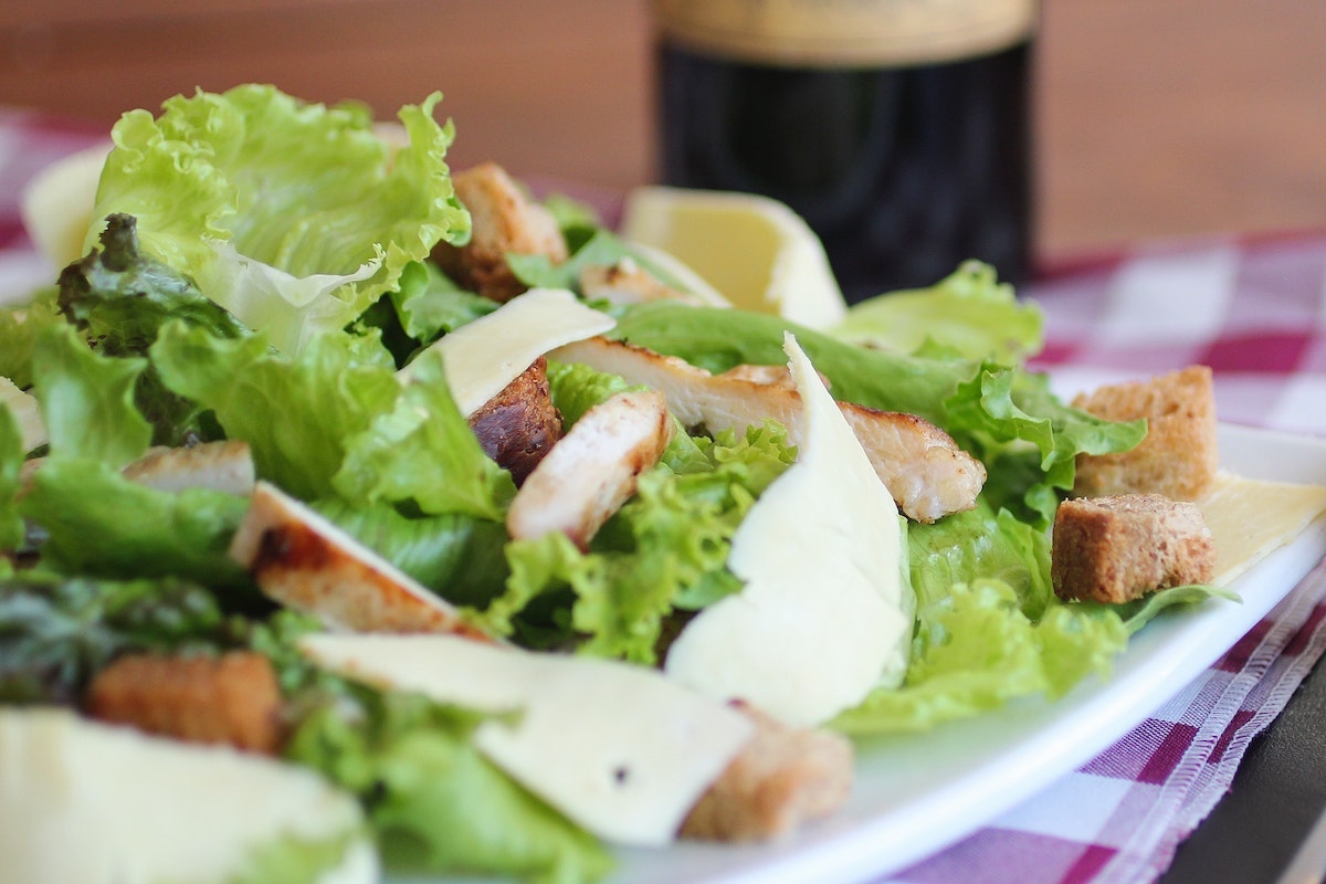 Chicken Caesar With Green Lettuce