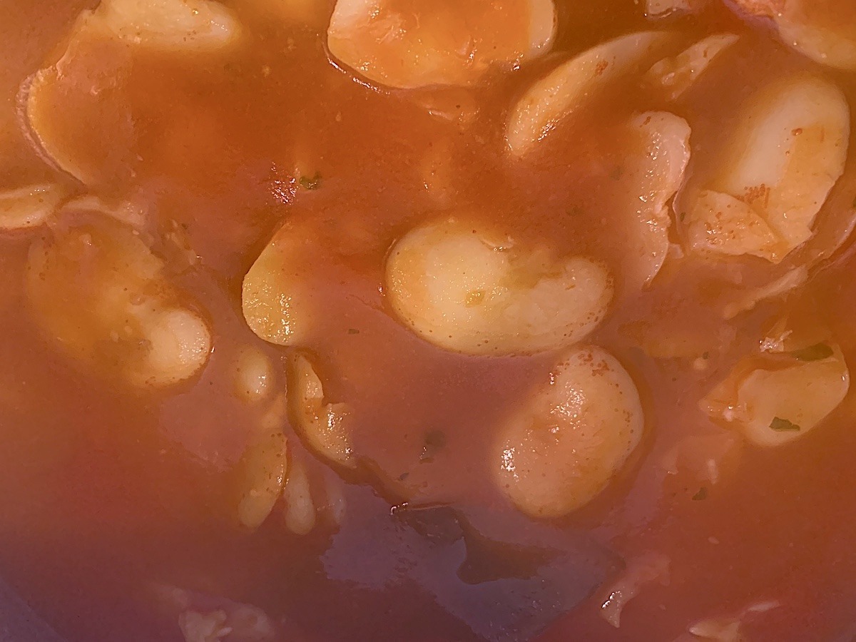 Cook The Beans Tomatoes And Herbs