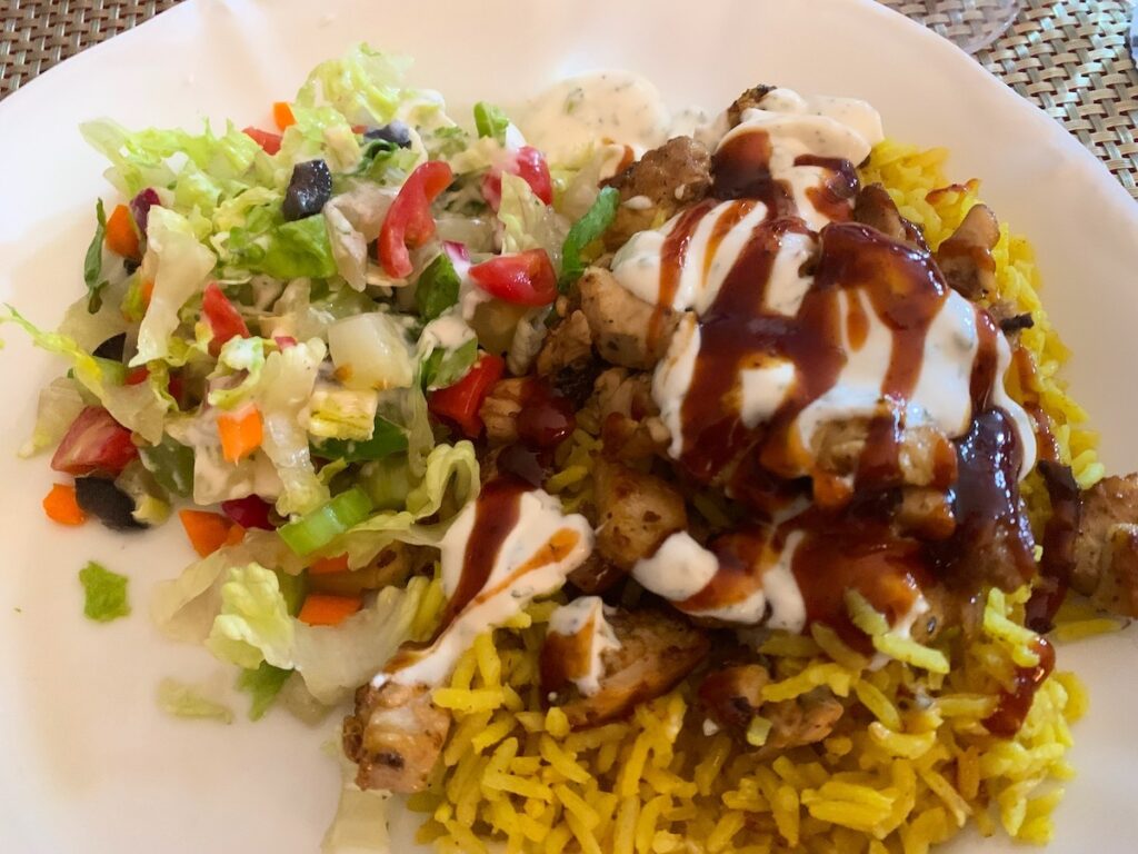 Halal Chicken And Rice Recipe Homemade Halal Cart Chicken And Rice