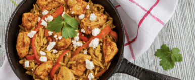 Orzo Pasta Skillet Dinner