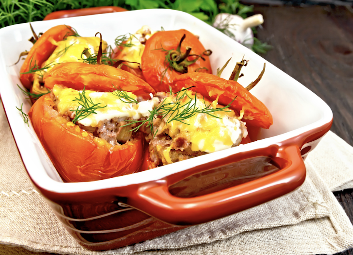 Pretty Stuffed Tomatoes