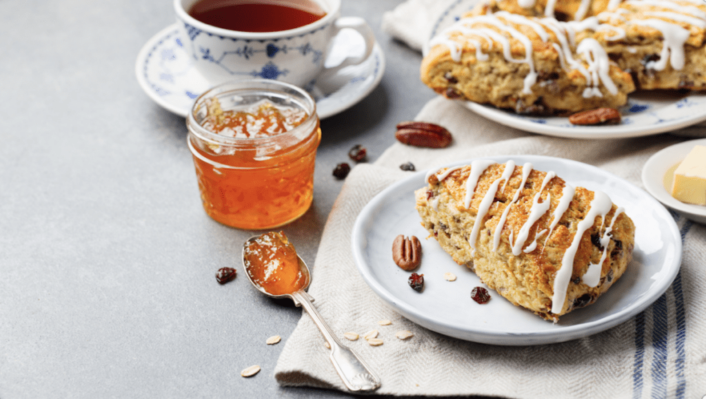 Easy Scone Recipe Scones With Jam And Tea