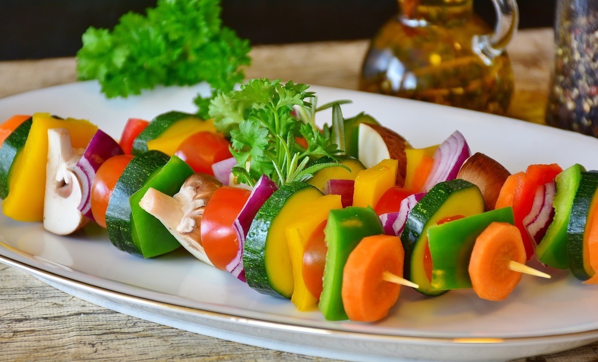 Vegetable Kebabs Are Great On Their Own Too