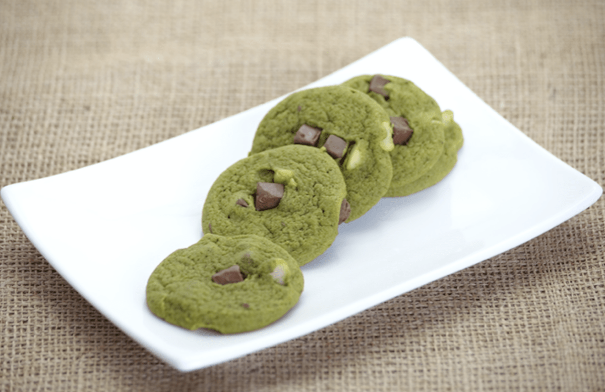 Matcha Cookies Are Great With White And Regular Chocolate