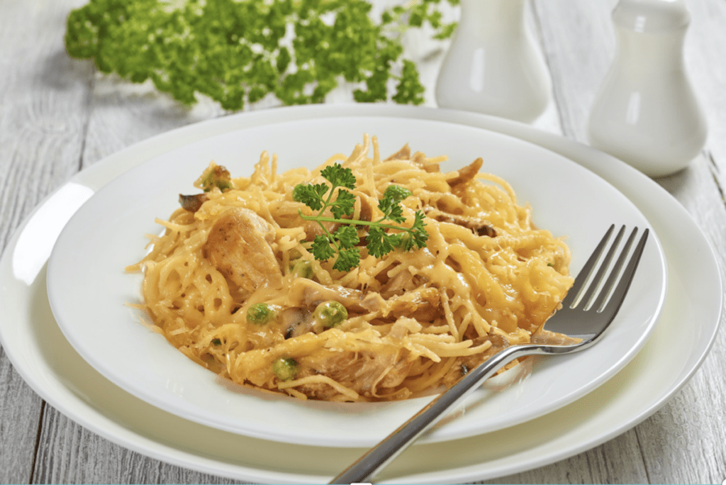 Turkey Tetrazzini Makes A Beautiful Dish