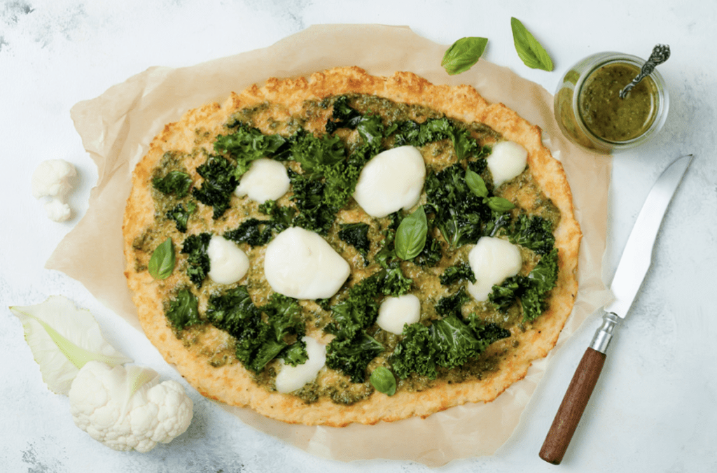 Crispy Cauliflower Crust Pizza - Food Travelist