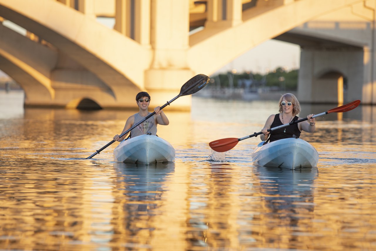 Exploring Tempe by kayak