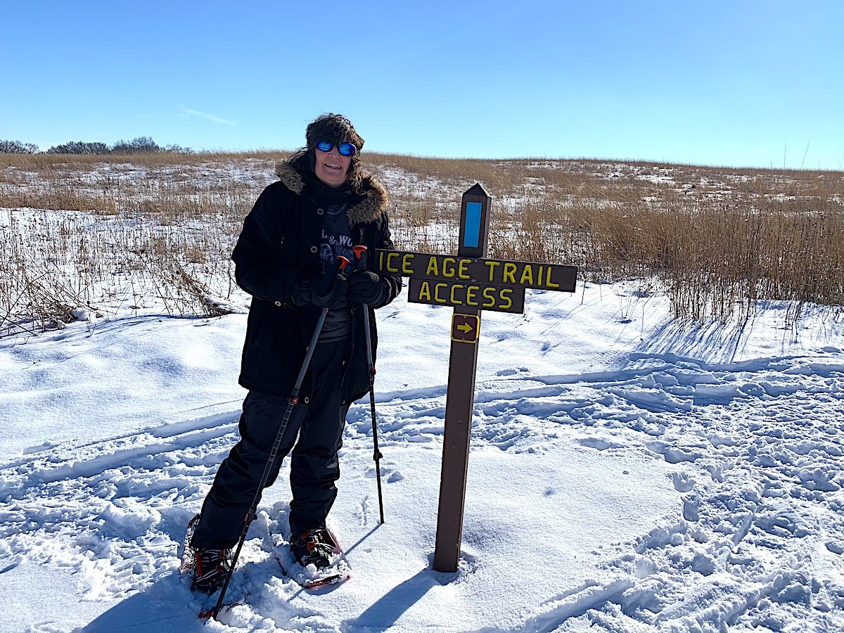 Diana Snow shoeing