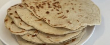 Pocketless pita bread