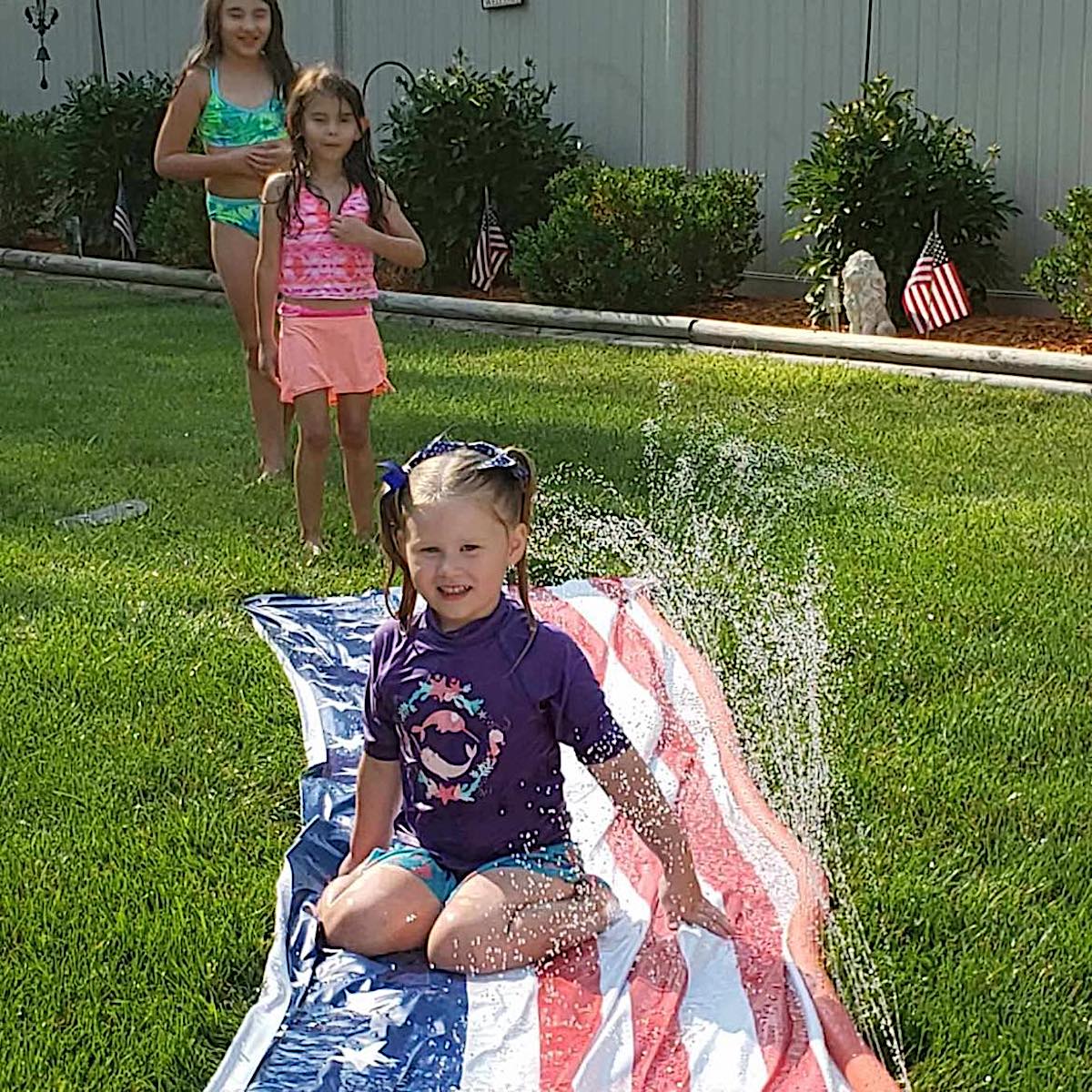 Summer Fun Stars snd Stripes Water Slide