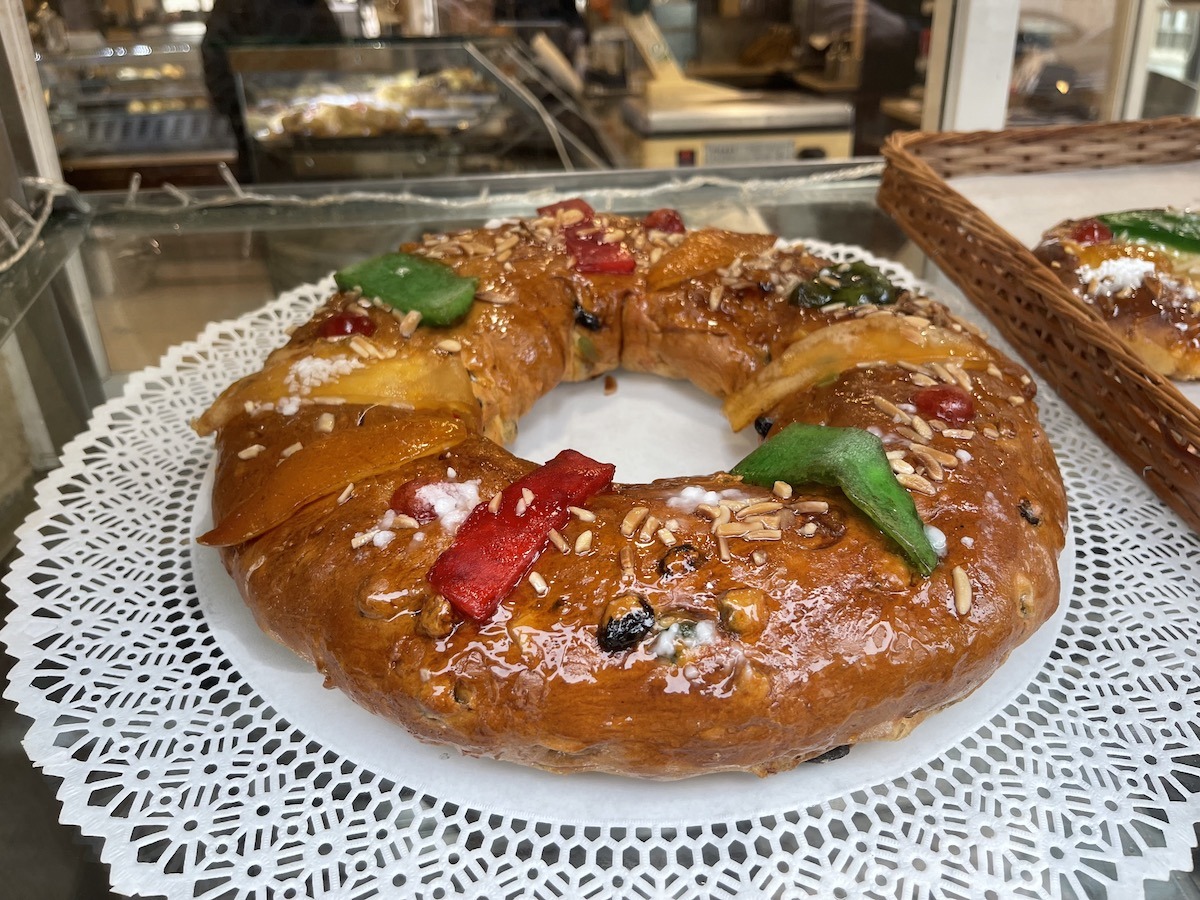 Bolo rei Christmas cake