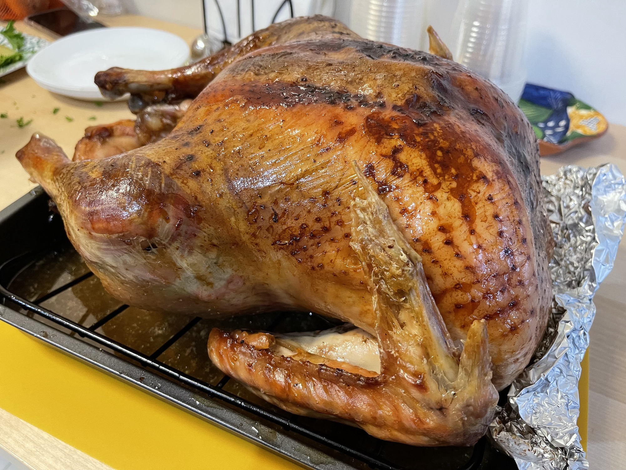 Full roasted turkey in Portugal