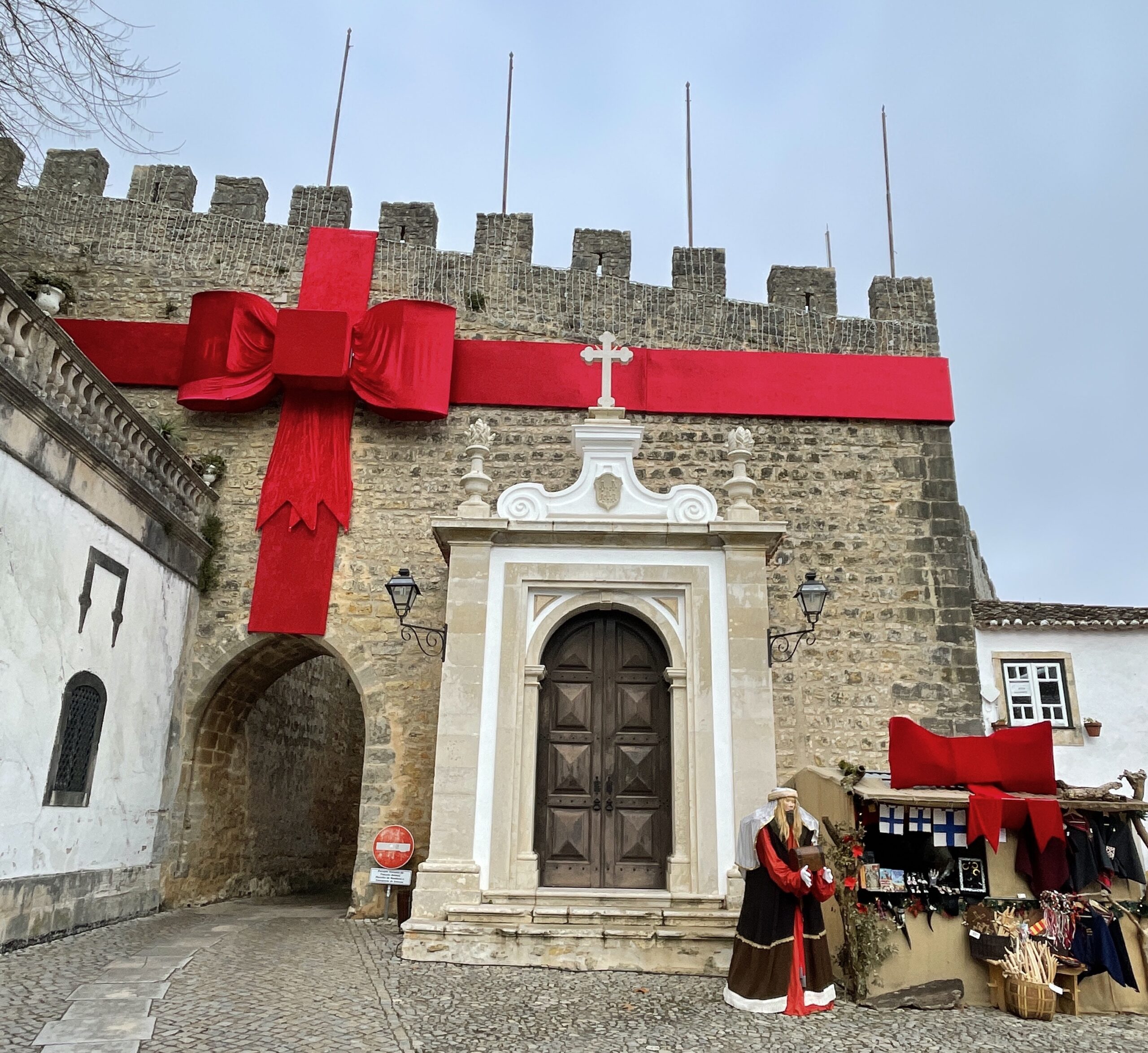 Red Ribbon On Obidos