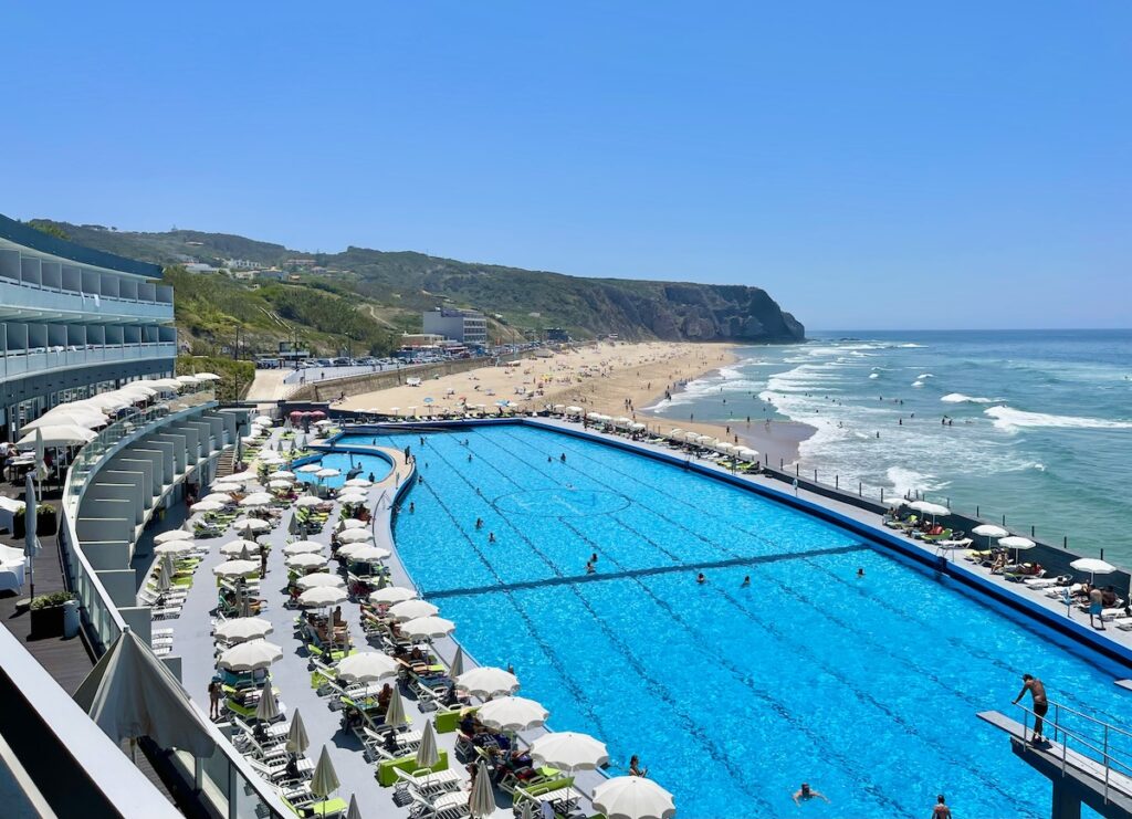 Hotel Arribas on Praia Grande in Portugal. Day trips from Lisbon.