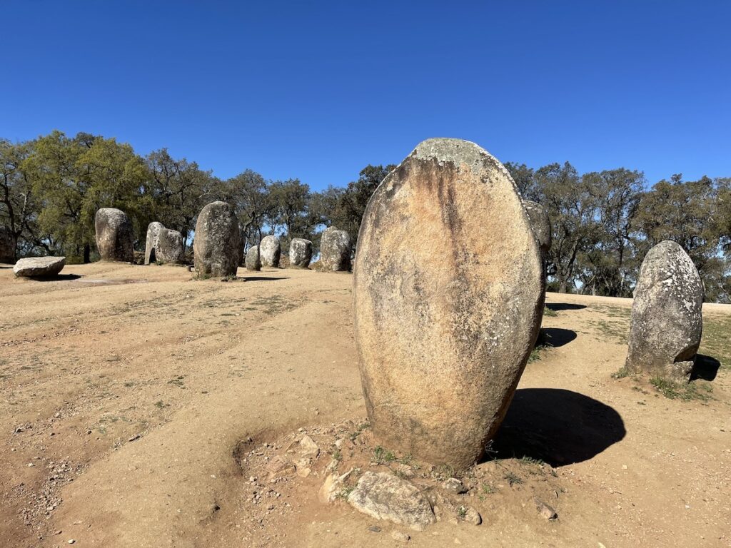 Almendres Cromlech Megalith Evora Portugal